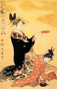 The Hour Of The Boar by Kitagawa Utamaro, hand-painted oil painting reproduction