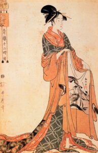 The Hour Of The Hare by Kitagawa Utamaro, hand-painted oil painting reproduction