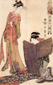 The Hour Of The Rat by Kitagawa Utamaro, hand-painted oil painting reproduction
