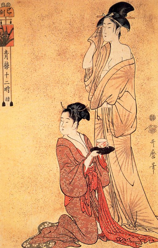 The Hour Of The Snake by Kitagawa Utamaro, hand-painted oil reproduction