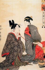 The Hour Of The Tiger by Kitagawa Utamaro, hand-painted oil painting reproduction