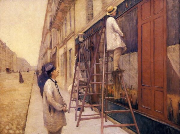 The House Painters by Gustave Caillebotte, hand-painted oil painting reproduction