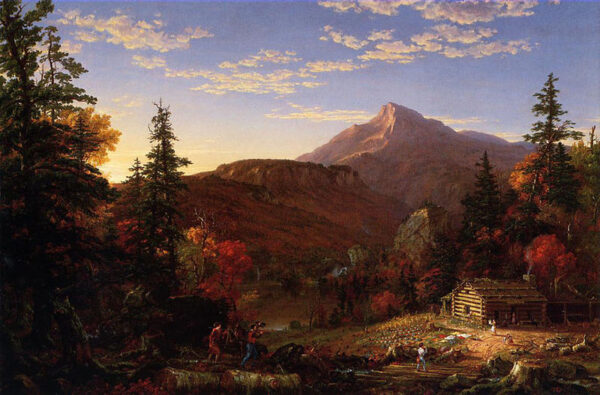 The Hunter’s Return by Thomas Cole, hand-painted oil painting reproduction