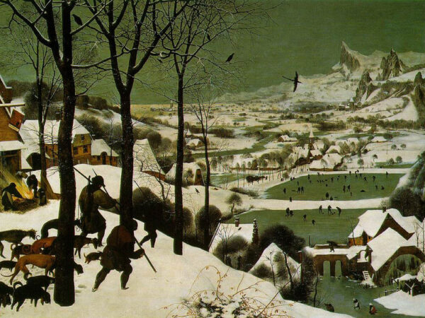 The Hunters in the Snow by Pieter Brueghel the Elder, hand-painted oil painting reproduction