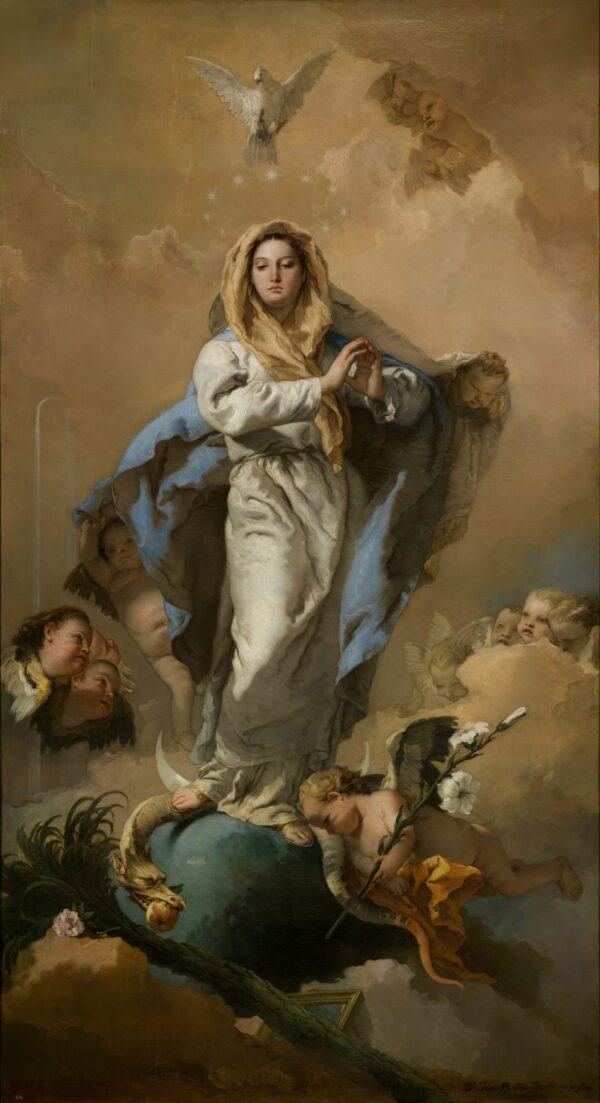The Immaculate Conception by Giovanni Battista Tiepolo, hand-painted oil painting reproduction