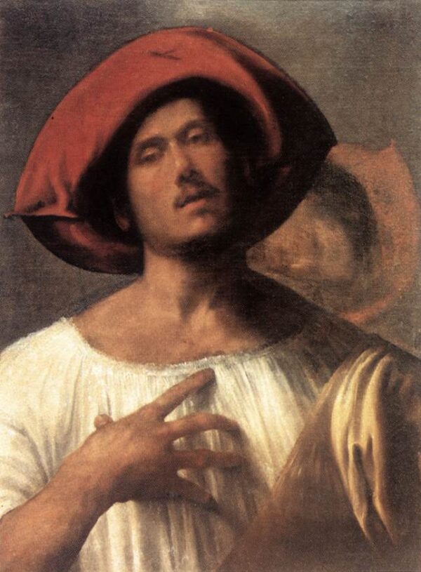 The Impassioned Singer by Giorgione, hand-painted oil painting reproduction