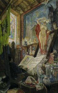The Incantation by Félicien Rops, hand-painted oil painting reproduction