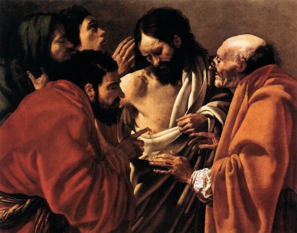 The Incredulity of Saint Thomas by Hendrick ter Brugghen, hand-painted oil painting reproduction