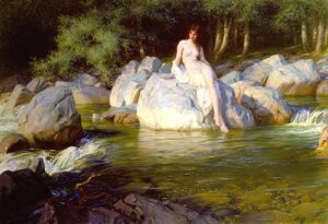 The Kelpie by Herbert Draper, hand-painted oil painting reproduction