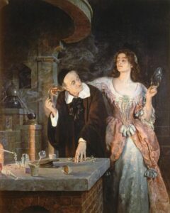 The Laboratory by John Collier, hand-painted oil painting reproduction