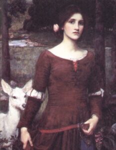 The Lady Clare by John William Waterhouse, hand-painted oil painting reproduction