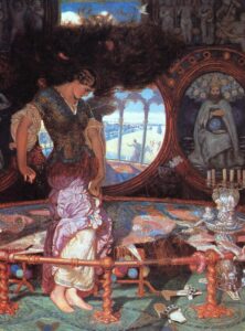 The Lady of Shalott by William Holman Hunt, hand-painted oil painting reproduction