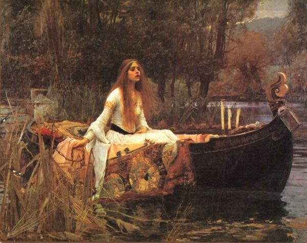 The Lady of Shalott by John William Waterhouse, hand-painted oil painting reproduction