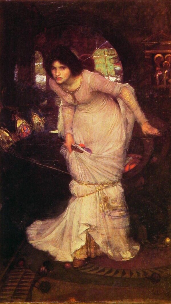 The Lady of Shalott 3 by John William Waterhouse, hand-painted oil painting reproduction