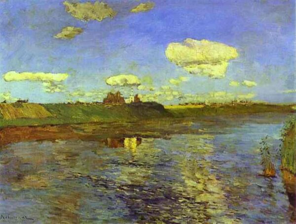 The Lake II by Isaac Levitan, hand-painted oil painting reproduction
