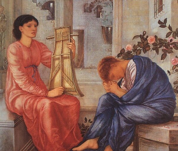 The Lament by Edward Burne-Jones, hand-painted oil painting reproduction
