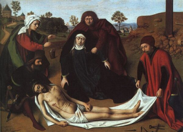 The Lamentation by Petrus Christus, hand-painted oil painting reproduction