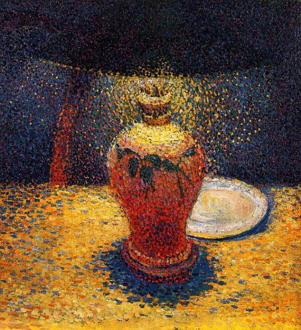The Lamp by Hippolyte Petitjean, hand-painted oil painting reproduction