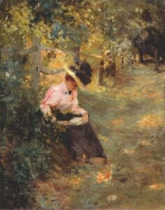 The Lane by Theodore Robinson, hand-painted oil painting reproduction