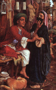 The Lantern Maker’s Courtship by William Holman Hunt, hand-painted oil painting reproduction