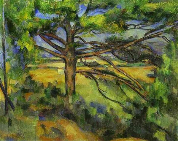 The Large Pine by Paul Cézanne, hand-painted oil painting reproduction