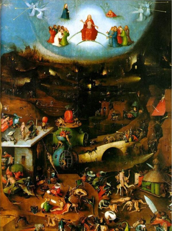 The Last Judgement by Hieronymus Bosch, hand-painted oil painting reproduction