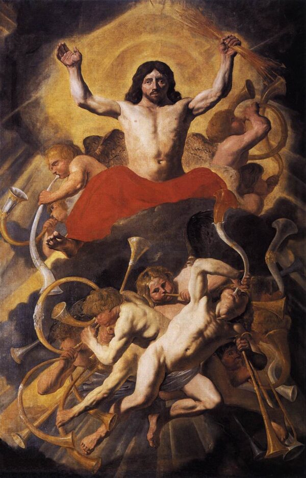 The Last Judgment by Jacob van Campen, hand-painted oil painting reproduction