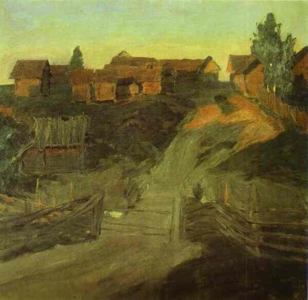The Last Rays Of The Sun by Isaac Levitan, hand-painted oil painting reproduction