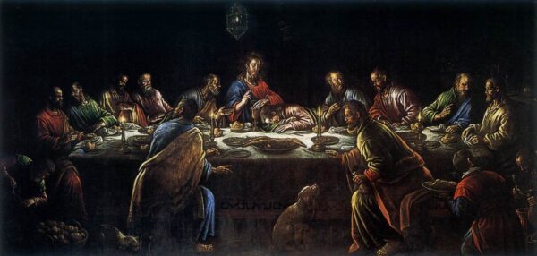The Last Supper by Leandro Bassano, hand-painted oil painting reproduction