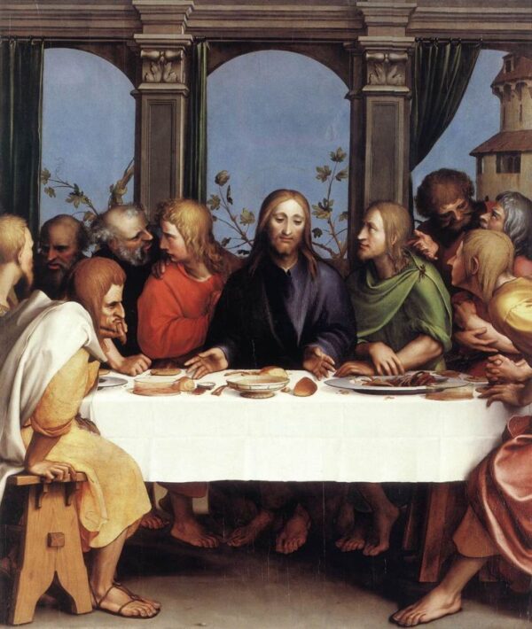 The Last Supper by Hans Holbein the Younger, hand-painted oil painting reproduction