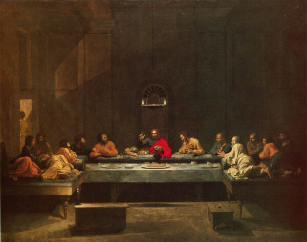 The Last Supper by Nicolas Poussin, hand-painted oil painting reproduction