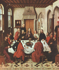 The Last Supper by Dieric Bouts the Elder, hand-painted oil painting reproduction