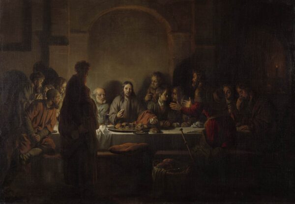 The Last Supper by Gerbrand van den Eeckhout, hand-painted oil painting reproduction