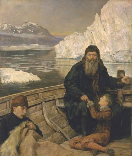The Last Voyage of Henry Hudson by John Collier, hand-painted oil reproduction