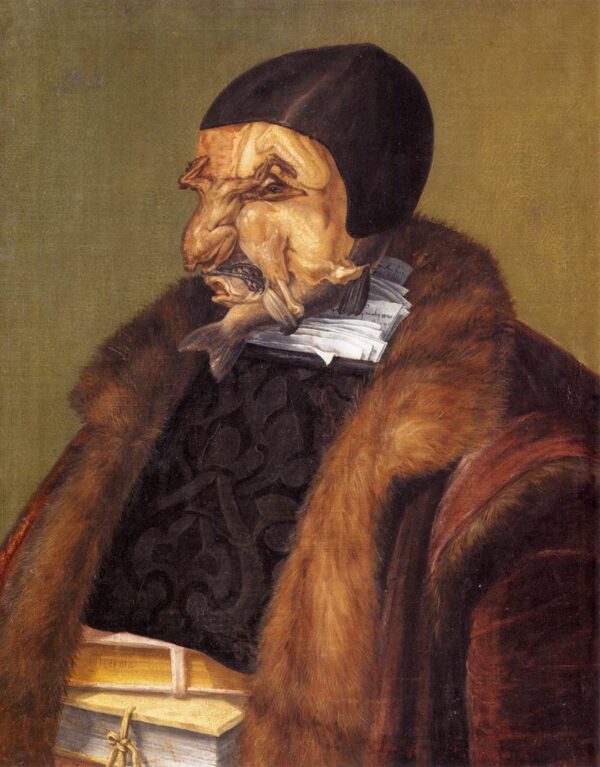 The Lawyer by Giuseppe Arcimboldo, hand-painted oil painting reproduction