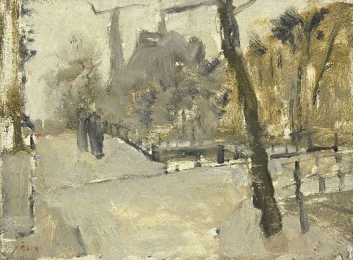 The Leidsegracht in Amsterdam by George Hendrik Breitner, hand-painted oil reproduction