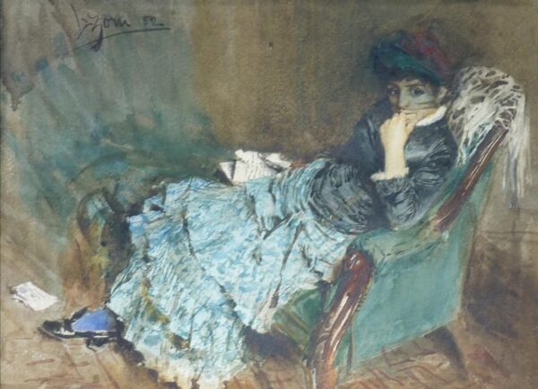 The Letter by Anders Zorn, hand-painted oil painting reproduction