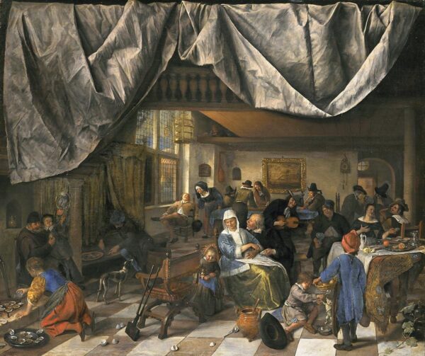 The Life of Man by Jan Steen, hand-painted oil painting reproduction