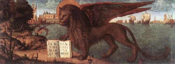 The Lion of Saint Mark by Vittore Carpaccio, hand-painted oil painting reproduction