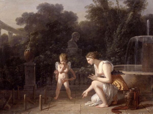 The Little Fixer by Jean-Baptiste Mallet, hand-painted oil painting reproduction