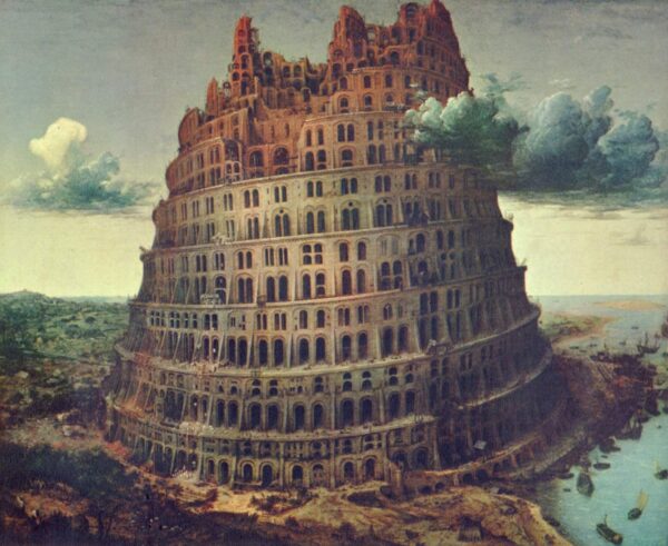 The Little Tower of Babel by Pieter Brueghel the Elder, hand-painted oil painting reproduction
