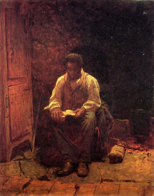 The Lord is My Shepherd by Eastman Johnson, hand-painted oil painting reproduction