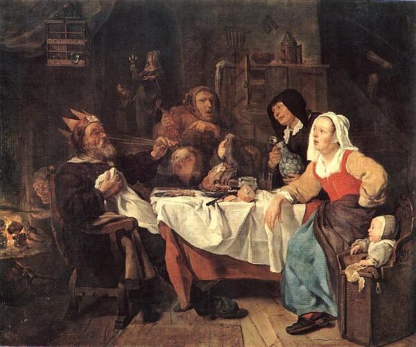 The Lord of Misrule by Gabriel Metsu, hand-painted oil painting reproduction
