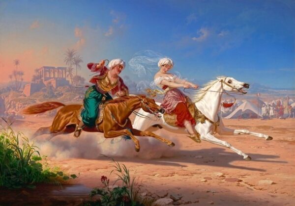 The Love Chase by Charles Christian Nahl, hand-painted oil painting reproduction