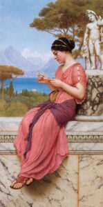 The Love Letter by John William Godward, hand-painted oil painting reproduction