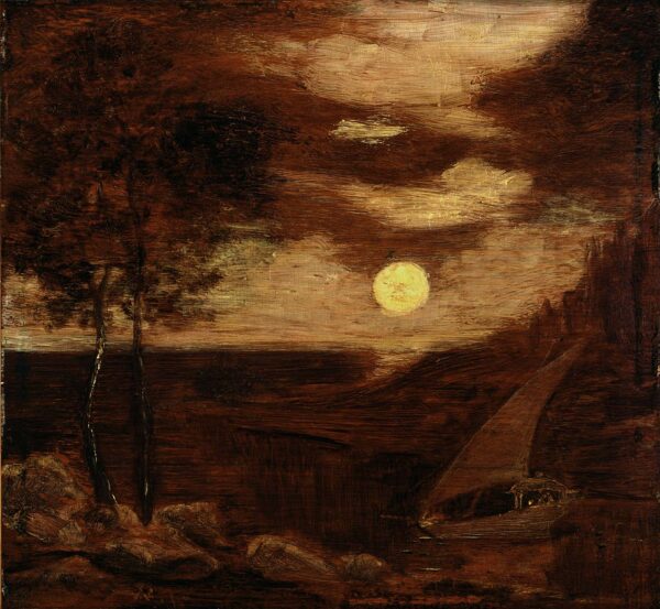 The Lover’s Boat by Albert Pinkham Ryder, hand-painted oil painting reproduction
