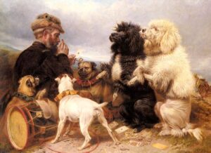The Lucky Dogs by Richard Ansdell, hand-painted oil painting reproduction
