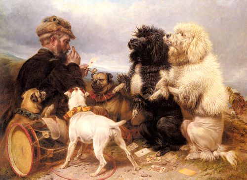 The Lucky Dogs by Richard Ansdell, hand-painted oil reproduction