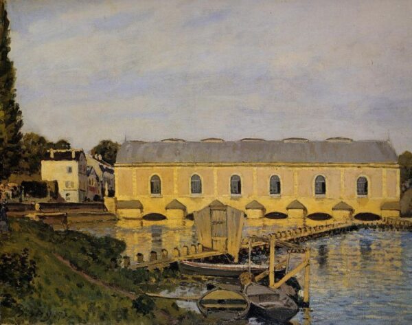 The Machine at Marly by Alfred Sisley, hand-painted oil painting reproduction