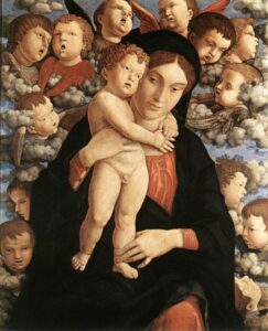 The Madonna Of The Cherubim by Andrea Mantegna, hand-painted oil painting reproduction